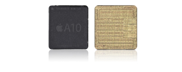 애플 아이폰용 A 시리즈 AP는 TSMC과 웨이퍼 가공과 패키징 작업을 턴키로 제공한다.