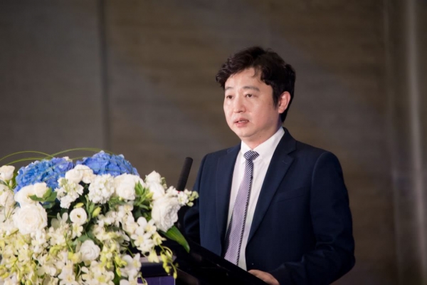 '중한(中韓) 반도체 ALD장비 국산화 프로젝트 발표회'에 참석한 박형상 아이작리서치 대표.
