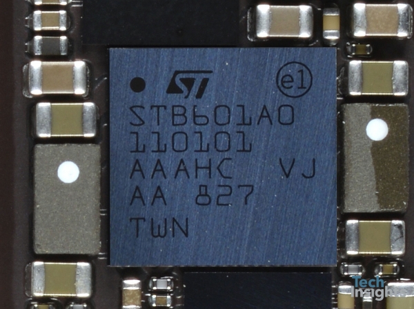 ST마이크로일렉트로닉스 STB601A0 전원관리칩.