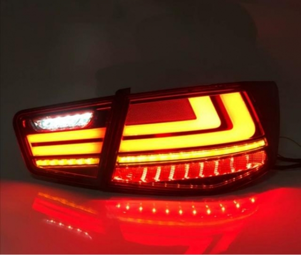 사이텅마이크로가 개발한 칩이 내장된 자동차 LED 미등 사진.