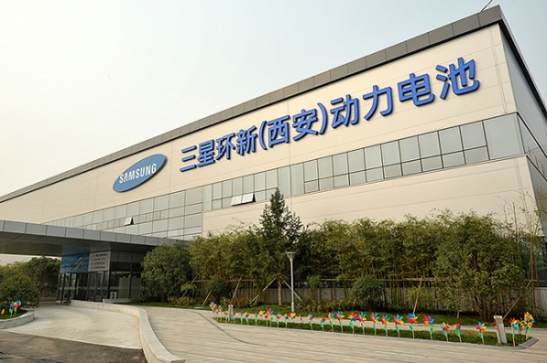 삼성SDI 시안 공장의 모습.