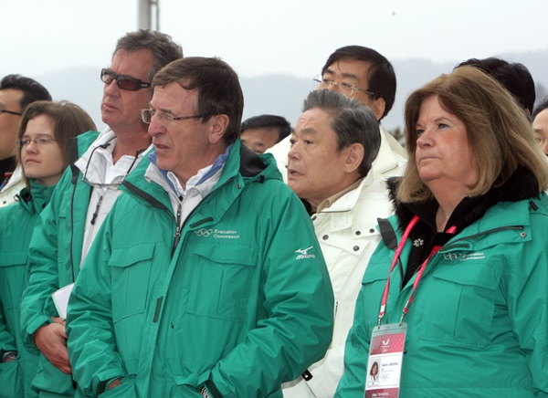 2011년 2월 IOC 실사에 참석한 이건희 회장