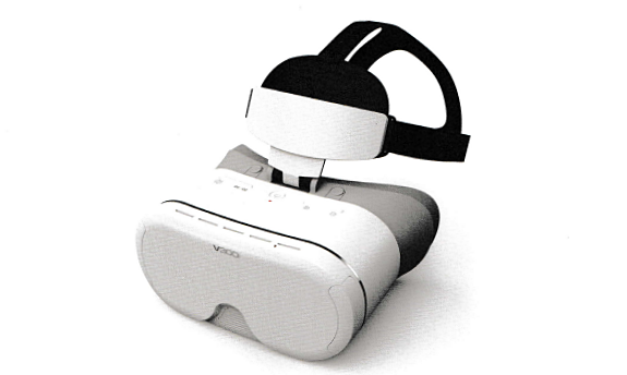 코리아에프티 VR 헤드셋 'V300i'. (사진=코리아에프티)
