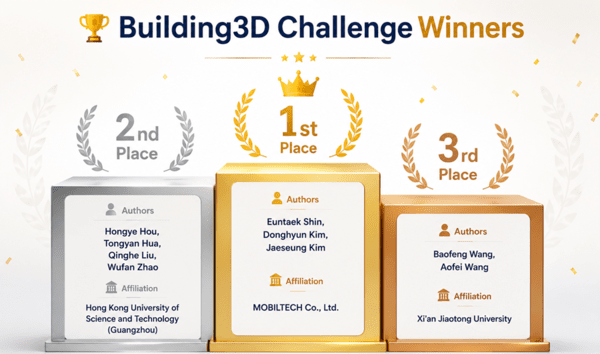 모빌테크, 자동 3D 모델링 기술로 국제학술대회 1위 - 뉴스 썸네일 이미지