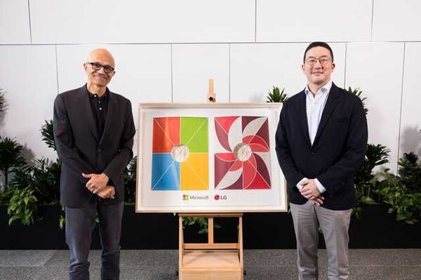 구광모, AI 동맹 '광폭 행보'…엔비디아 이어 MS와 맞손